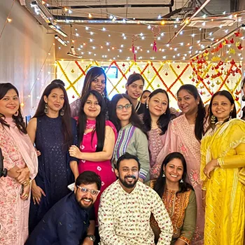 Trexo Global team at a company event