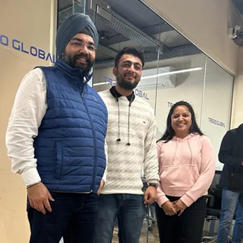 Trexo Global team at a company event