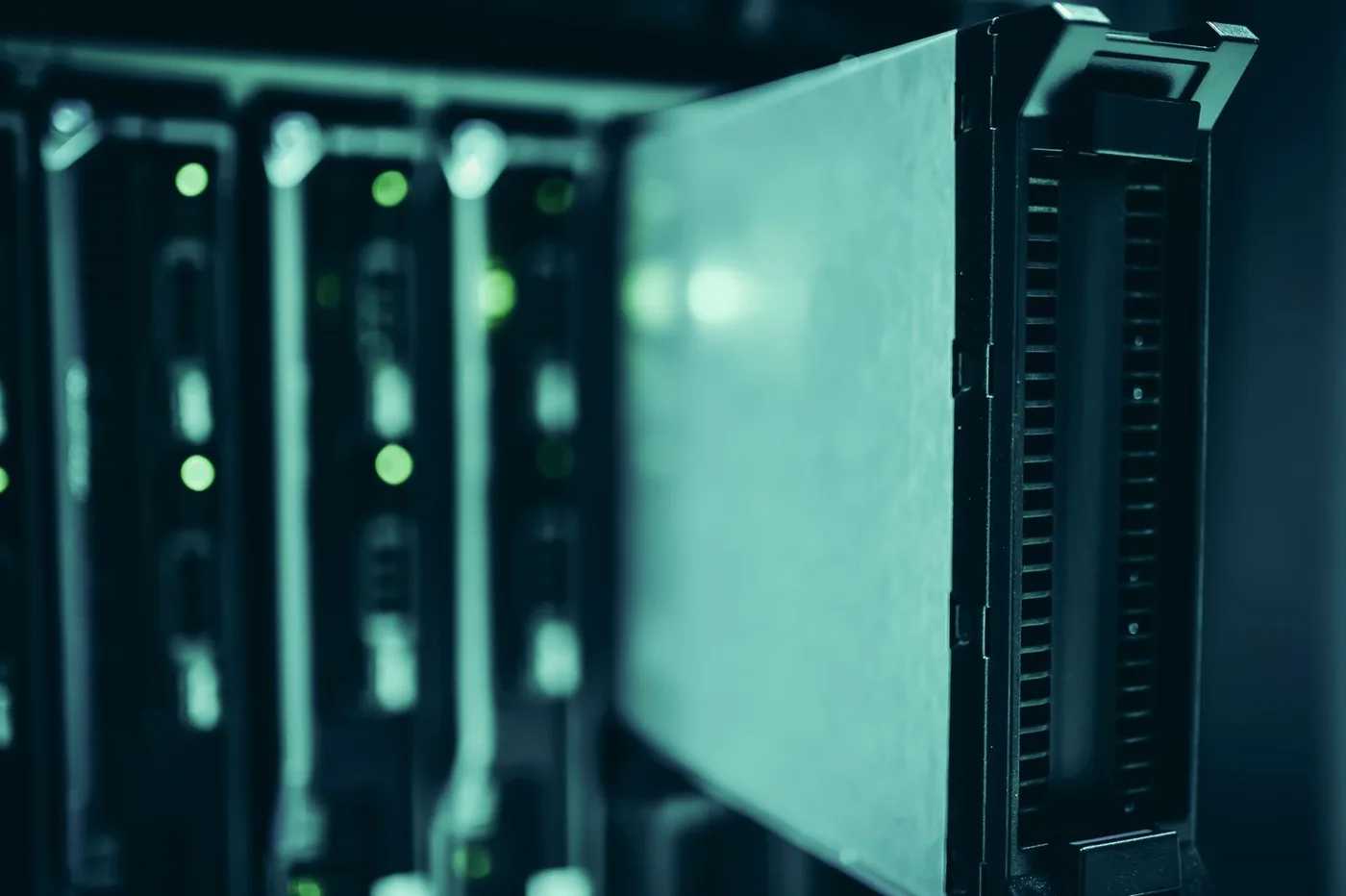 Server racks in a data centre